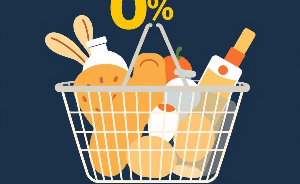 Stawka vat 0% na podstawową żywność