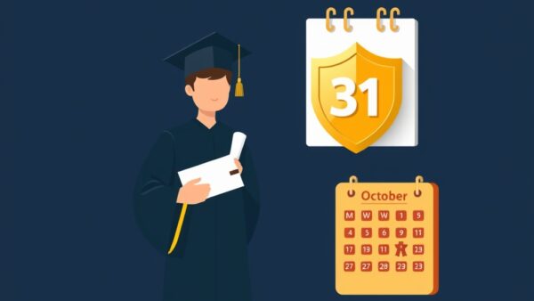 Student zachowuje prawa do końca października po studiach.